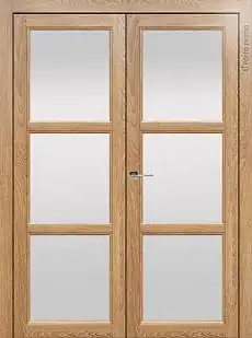 Дверь Sorrento / Сорренто В2 Дуб капучино со стеклом