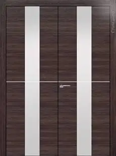 Дверь Tivoli / Тиволи Ж-3 Венге Нуар со стеклом