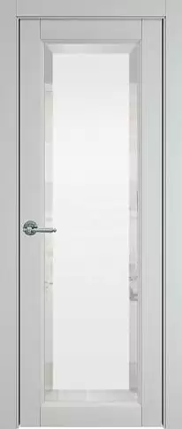 Дверь Domenica ;Porta Classic Серая эмаль (RAL 7047) со стеклом