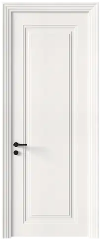 Дверь Domenica Neo Classic Scalino Белоснежная мягкая шагрень без стекла