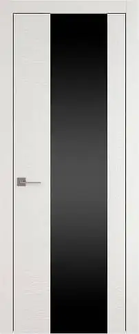 Дверь Tivoli Е-1 Бежевая эмаль по шпону (RAL 9010) со стеклом