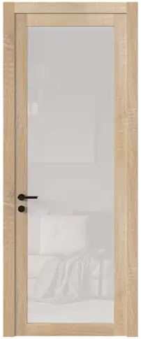 Дверь Tivoli З-5 Дуб сонома светлый со стеклом