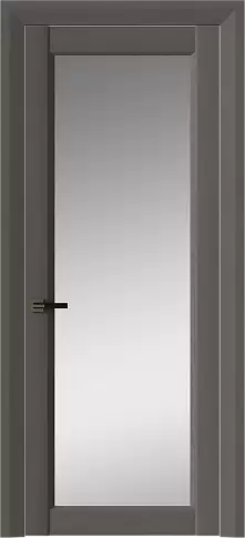 Дверь Domenica Neo Classic Decoro Тёмный серый ST со стеклом
