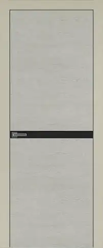 Дверь Tivoli Б-4 Серо-оливковая эмаль по шпону (RAL 7032) без стекла