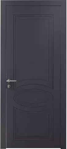 Дверь Florencia Neo Classic Графитово-серая эмаль (RAL 7024) без стекла