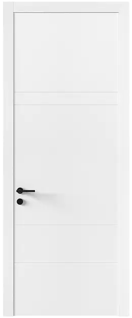 Межкомнатная дверь Tivoli К-2, Без стекла (ДГ), цвет - Белоснежная мягкая шагрень