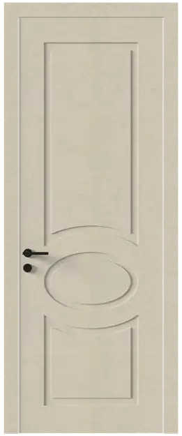 Межкомнатная дверь Tivoli Н-5, Без стекла (ДГ), цвет - Версилк крем