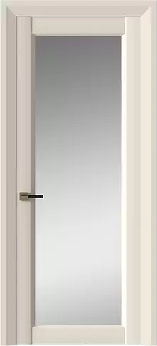 Дверь Domenica Neo Classic Decoro Бежевая эмаль (RAL 9010) со стеклом