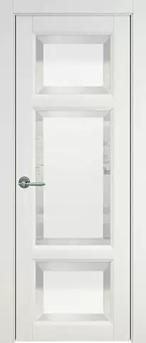 Дверь Siena Porta Classic Бежевая эмаль (RAL 9010) со стеклом