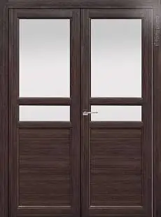 Дверь Sorrento / Сорренто Д2 Венге Нуар со стеклом