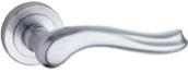 Ручка дверная LAURA LISKA (комплект из 2 ручек) хром матовый