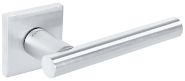 Ручка дверная PIVOT на квадратной розетке, Хром матовый