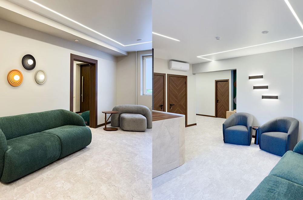 Проекты: Дизайн интерьера клиники. Дизайнер Влаева Ксения