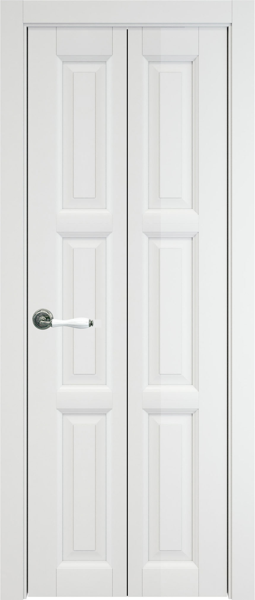 Межкомнатная дверь Porta Classic Milano, цвет - Белая эмаль (RAL 9003 ...