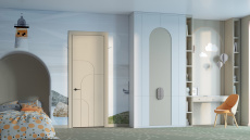 Дверь Arco Moderno Бежевая эмаль (RAL 9010)