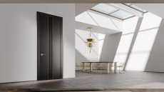 Дверь Pilastro Moderno Черная эмаль (RAL 9004)