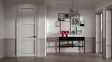 Дверь Milano Neo Classic Decoro Бежевый RAL 9010 Распашная