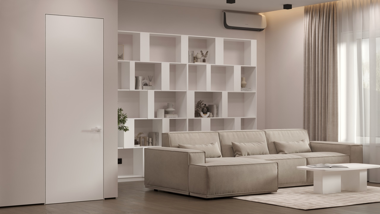 Скрытые двери под покраску: преимущества и недостатки