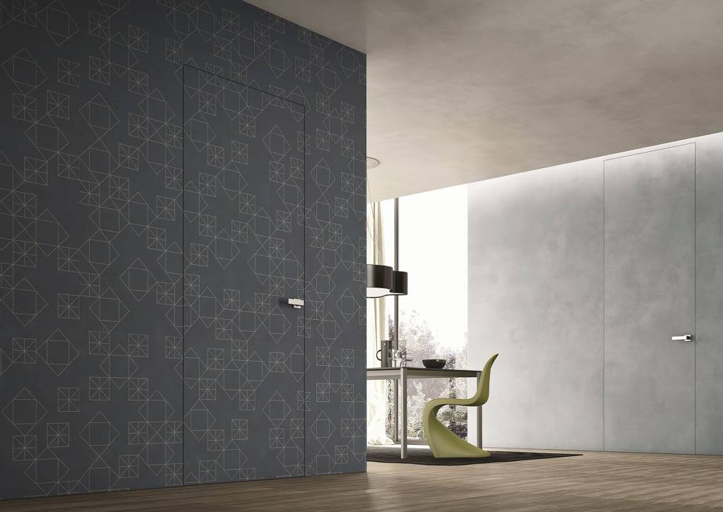 Дверь скрытая под отделку обоями Дверь скрытая под отделку обоями