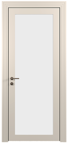 Дверь Tivoli З-1 Бежевая эмаль (RAL 9010) со стеклом