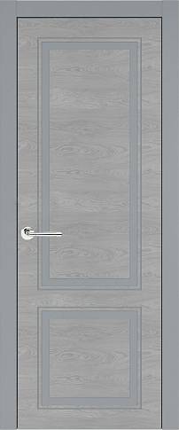 Дверь Dinastia Neo Classic / Династия Нео Классик Серебристо-серая эмаль по шпону (RAL 7045) без стекла