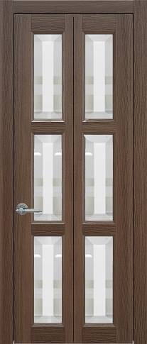 Дверь Milano Книжка Porta&nbsp;Classic Дуб торонто со стеклом