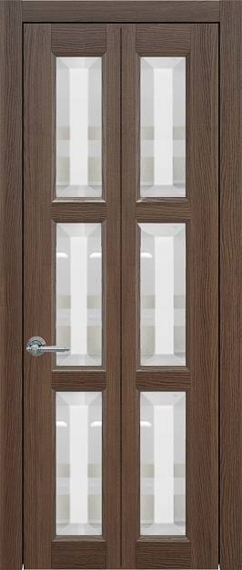 Межкомнатная дверь Milano Porta Classic / Милано Порта Классик Книжка, Со стеклом (ДО), цвет - Дуб торонто