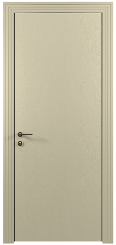 Дверь Tivoli А-1 Серо-оливковая эмаль по шпону (RAL 7032) без стекла