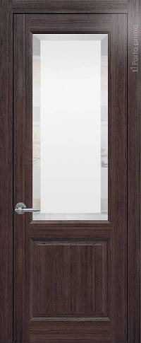 Дверь Dinastia Porta Classic Венге Нуар со стеклом