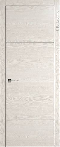 Дверь Tivoli Г-2 Белый ясень nano-flex без стекла
