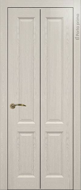 Межкомнатная дверь Porta Classic Dinastia Книжка, Без стекла (ДГ), цвет - Дуб шампань