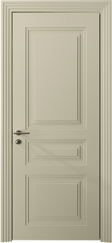 Дверь Imperia-R Neo Classic Scalino Серо-оливковая эмаль (RAL 7032) без стекла