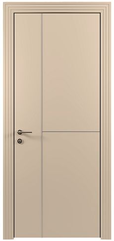 Дверь Tivoli / Тиволи Г-1 Бежевый Мел эмаль (RAL 075-80-10) без стекла
