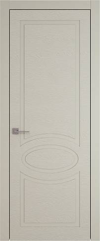 Дверь Tivoli Н-5 Серо-оливковая эмаль по шпону (RAL 7032) без стекла