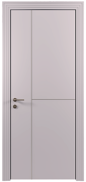 Межкомнатная дверь Tivoli Г-1, цвет - Серый Флокс эмаль (RAL без номера), Без стекла (ДГ)