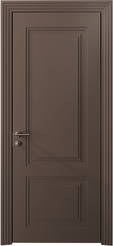 Дверь Dinastia Neo Classic Scalino Коричневый Тик эмаль (RAL 050-50-10) без стекла