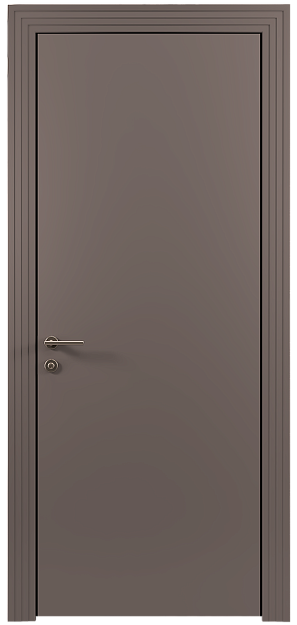 Межкомнатная дверь Tivoli / Тиволи А-4, Без стекла (ДГ), цвет - Теплый Серый эмаль (RAL 040-60-05)