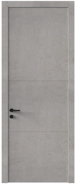 Межкомнатная дверь Tivoli / Тиволи В-2, Без стекла (ДГ), цвет - Белый камень