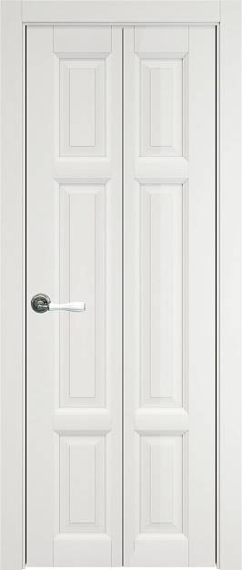 Межкомнатная дверь Porta Classic Siena Книжка, цвет - Бежевая эмаль (RAL 9010), Без стекла (ДГ)