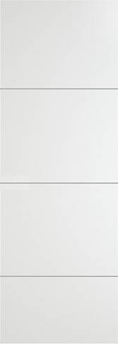 Дверь Tivoli Г-2 Invisible Белая эмаль (RAL 9003) без стекла