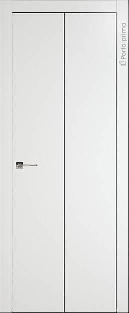 Межкомнатная дверь Tivoli А-1 Книжка, цвет - Белая эмаль (RAL 9003 ...