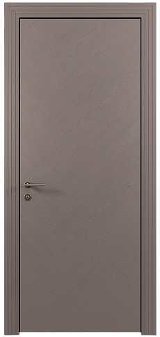 Дверь Tivoli Л-1 Серая стяжка эмаль по шпону (RAL 060-60-05) без стекла