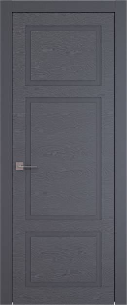 Межкомнатная дверь Tivoli К-5, цвет - Графитово-серая эмаль по шпону (RAL 7024), Без стекла (ДГ)