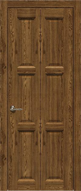 Межкомнатная дверь Porta Classic Milano Книжка, Без стекла (ДГ), цвет - Дуб коньяк