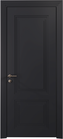 Дверь Dinastia Neo Classic Scalino Черная эмаль (RAL 9004) без стекла