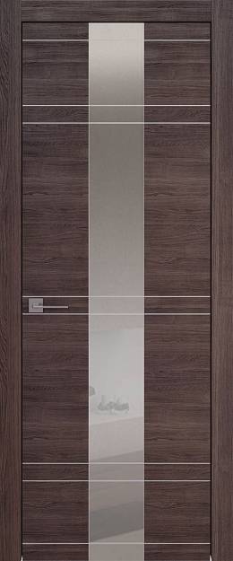 Межкомнатная дверь Tivoli Ж-4, Со стеклом (ДО), цвет - Венге Нуар