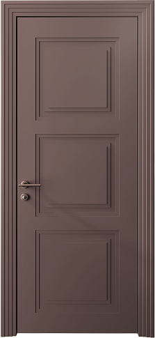 Дверь Milano Neo Classic Scalino Серо-Розовый мордовник эмаль (RAL 020-60-05) без стекла