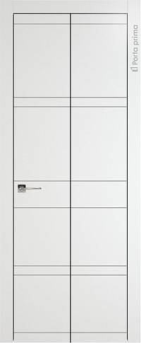 Дверь Tivoli / Тиволи Е-2 Книжка Белая эмаль (RAL 9003) без стекла