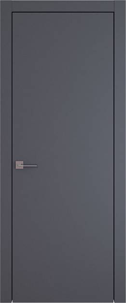 Межкомнатная дверь Tivoli / Тиволи A1 Ltd, Без стекла (ДГ), цвет - Антрацит ST