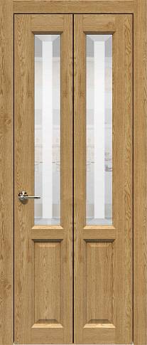 Дверь Dinastia Книжка Porta&nbsp;Classic Дуб натуральный со стеклом